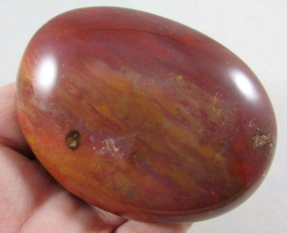 Genuine Red Jasper Polished palmstone Madagascar crystals