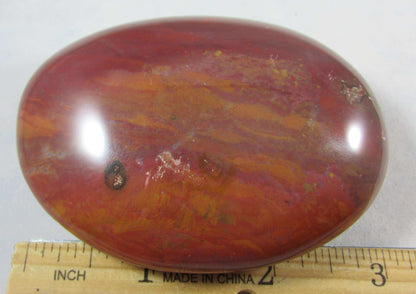 Genuine Red Jasper Polished palmstone Madagascar crystals