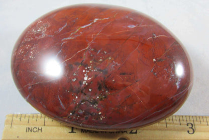 Genuine Red Jasper Polished palmstone Madagascar crystals