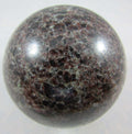 garnet crystal sphere, polished sphere, madagascar mineral