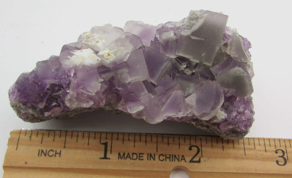 Chinese Purple Fluorite Cluster – Soul Healing, Life‑Purpose Alignment [MMF110]