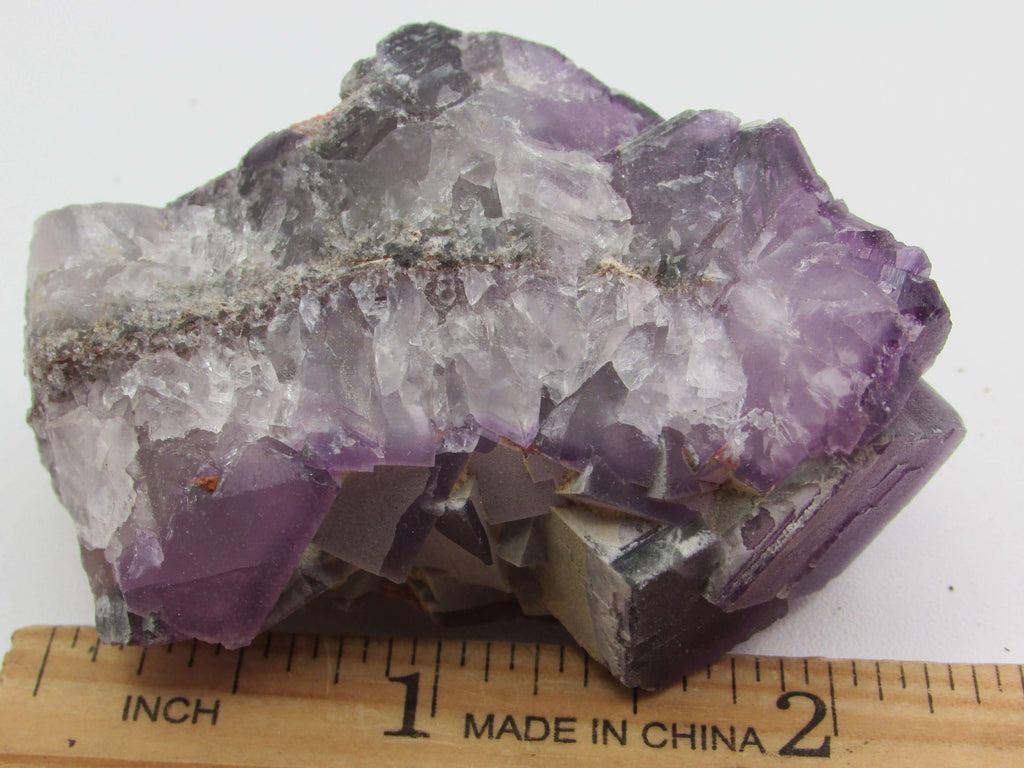 Chinese Purple Fluorite Cluster – Soul Healing, Life‑Purpose Alignment [MMF112]