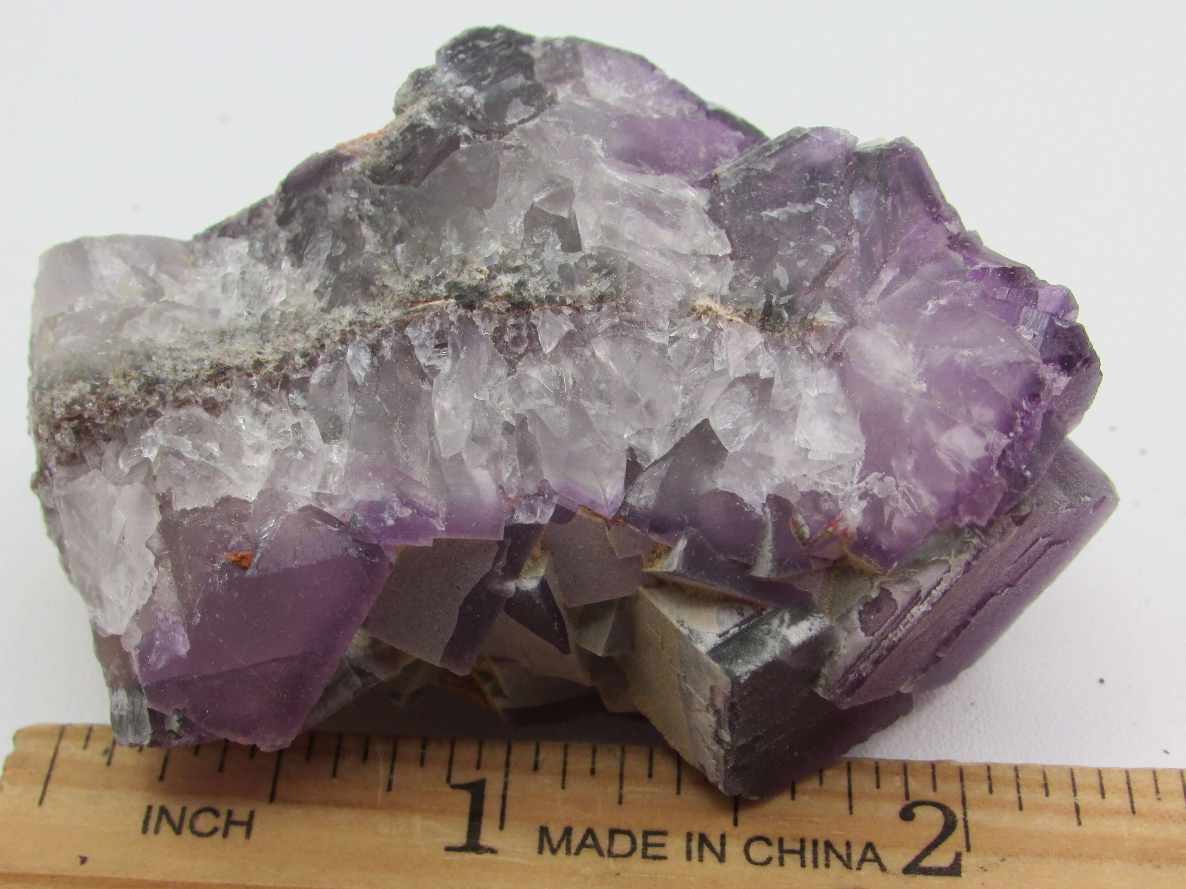 Chinese Purple Fluorite Cluster – Soul Healing, Life‑Purpose Alignment [MMF112]