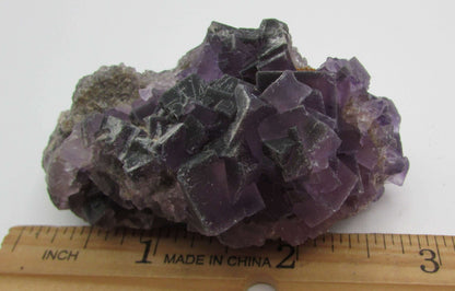 Purple Fluorite Crystal (MMF121)