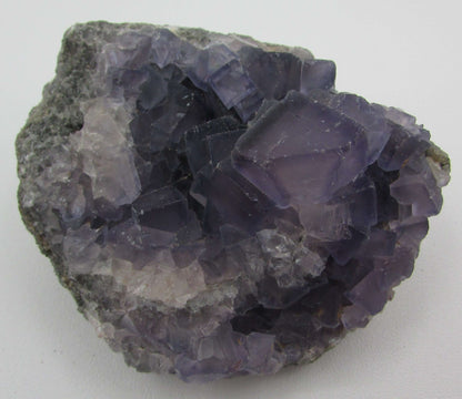 Natural Raw Cubic Purple Fluorite China Specimen