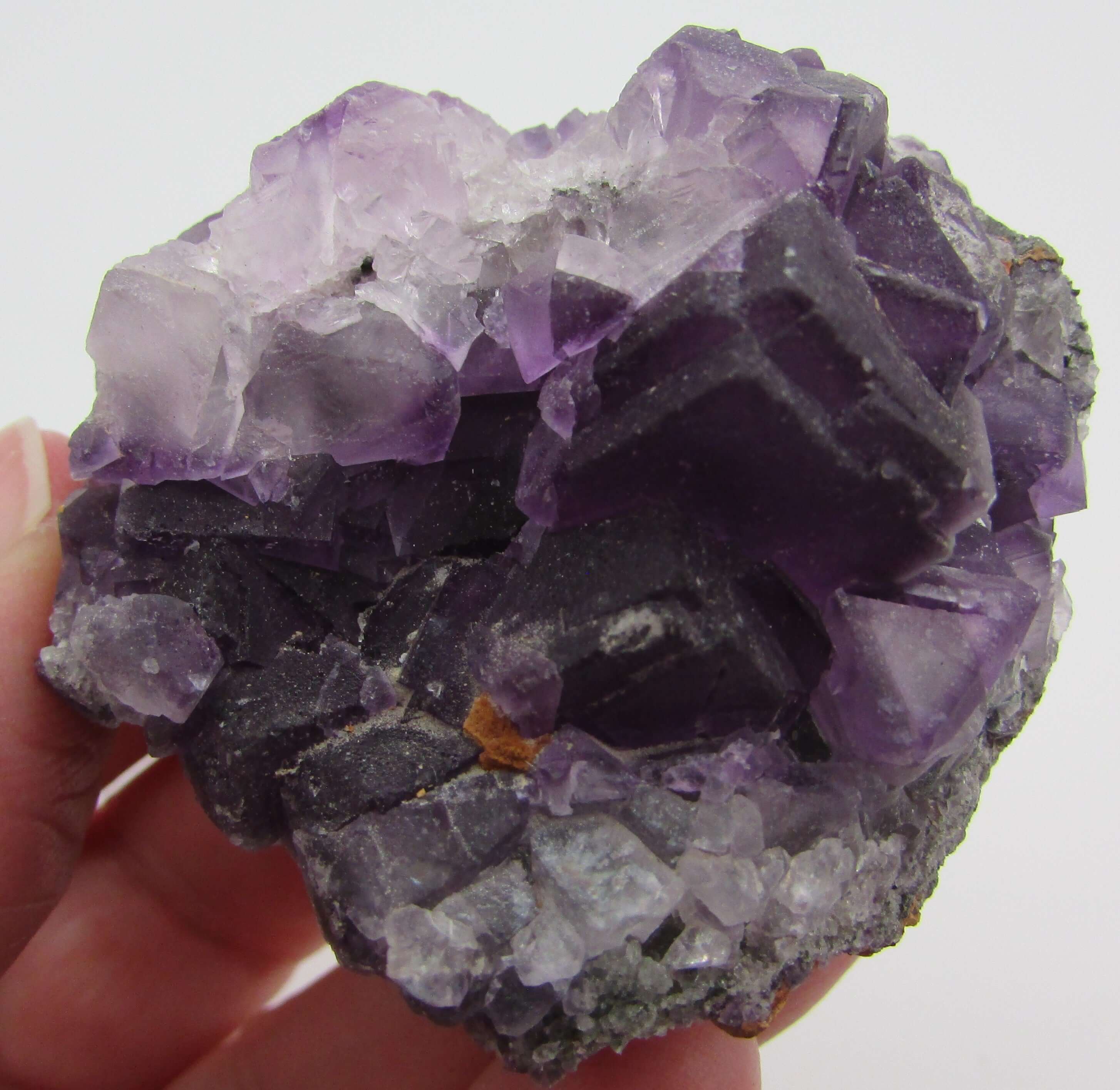 Chinese Purple Fluorite Cluster – Soul Healing, Life‑Purpose Alignment [MMF123]