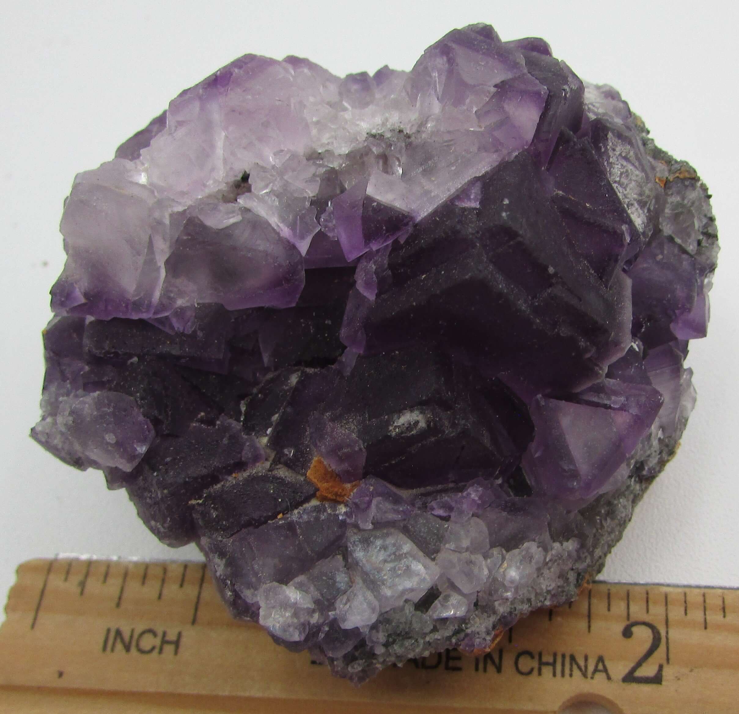 Chinese Purple Fluorite Cluster – Soul Healing, Life‑Purpose Alignment [MMF123]