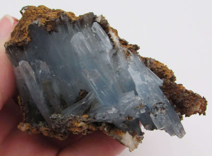 Blue Barite Crystal Specimen, Rare Natural Barite Morocco