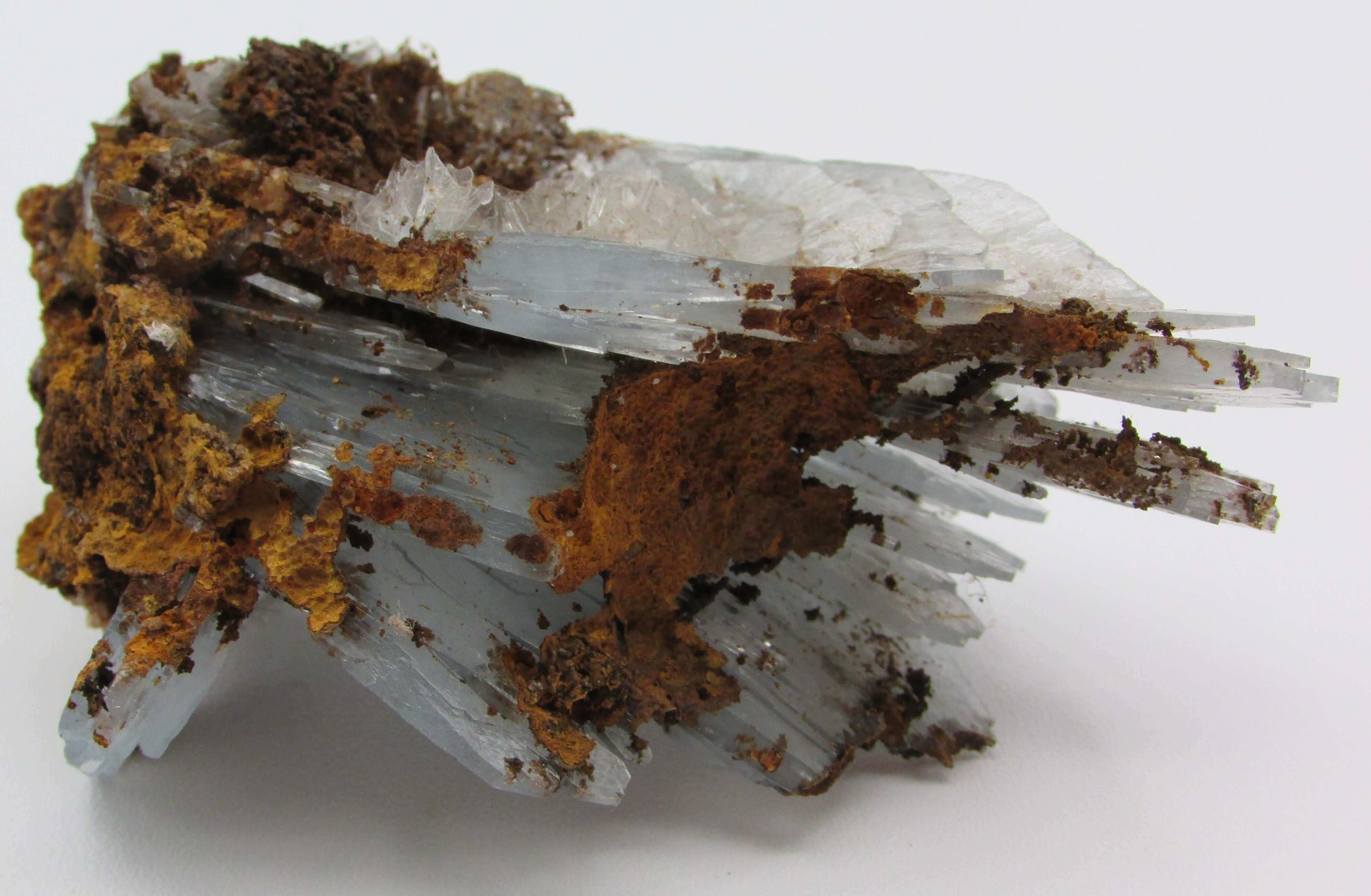 Blue Barite Crystal Specimen, Rare Natural Barite Morocco