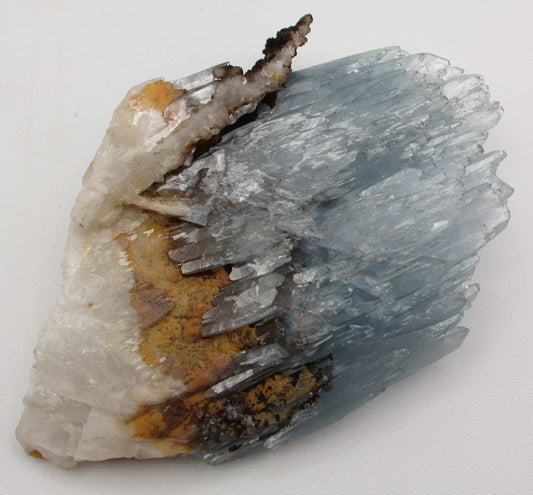 Blue Bladed Barite Crystal (Blue Baryte) (AM213)