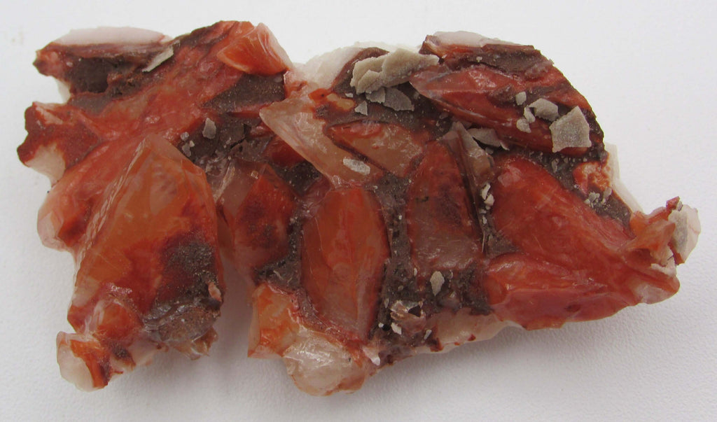 Red Dogtooth Calcite Cluster – Ascension, Mental Clarity & Manifestation Fire | Protective Root–Crown Power Stone