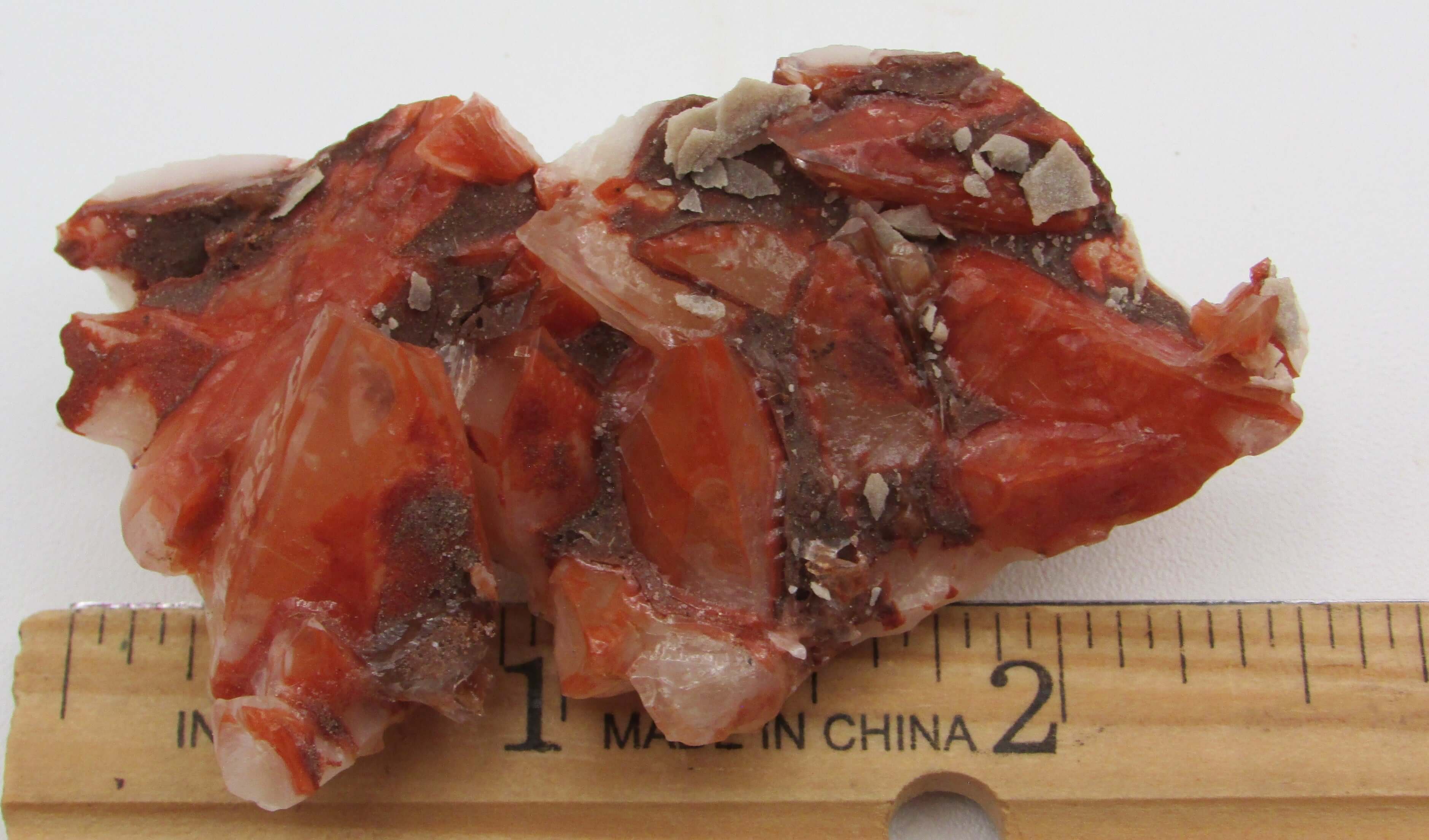 Red Dogtooth Calcite Cluster – Ascension, Mental Clarity & Manifestation Fire | Protective Root–Crown Power Stone