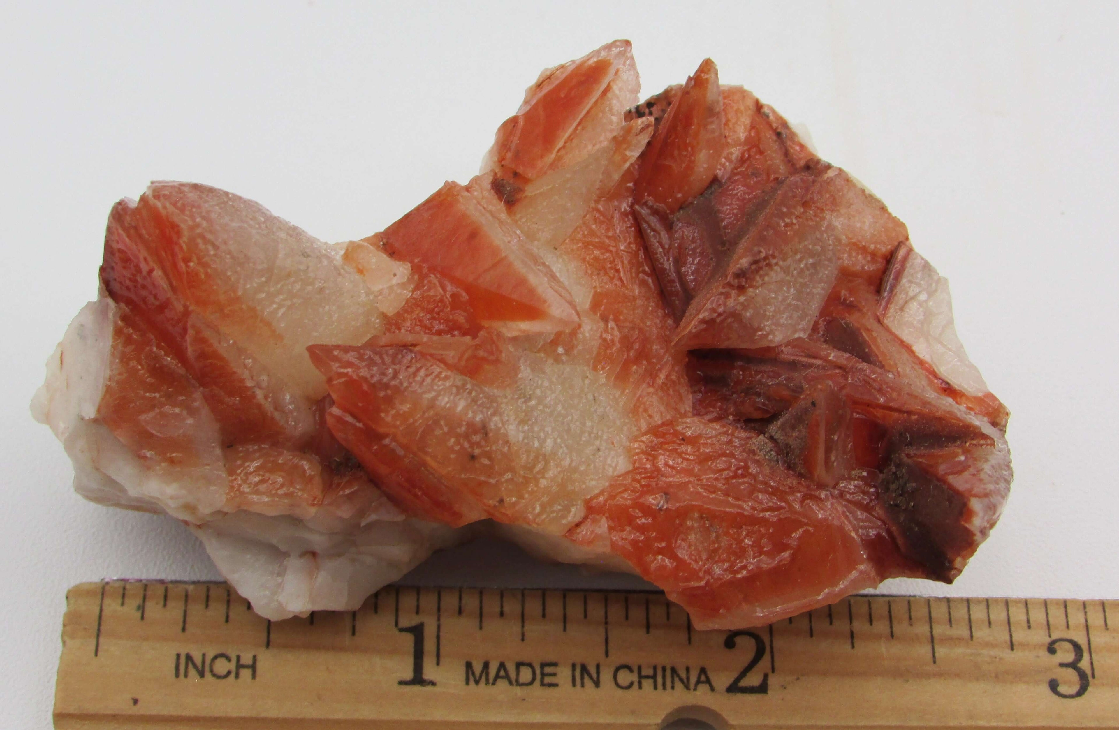 Red Dogtooth Calcite Cluster – Ascension, Mental Clarity & Manifestation Fire | Protective Root–Crown Power Stone