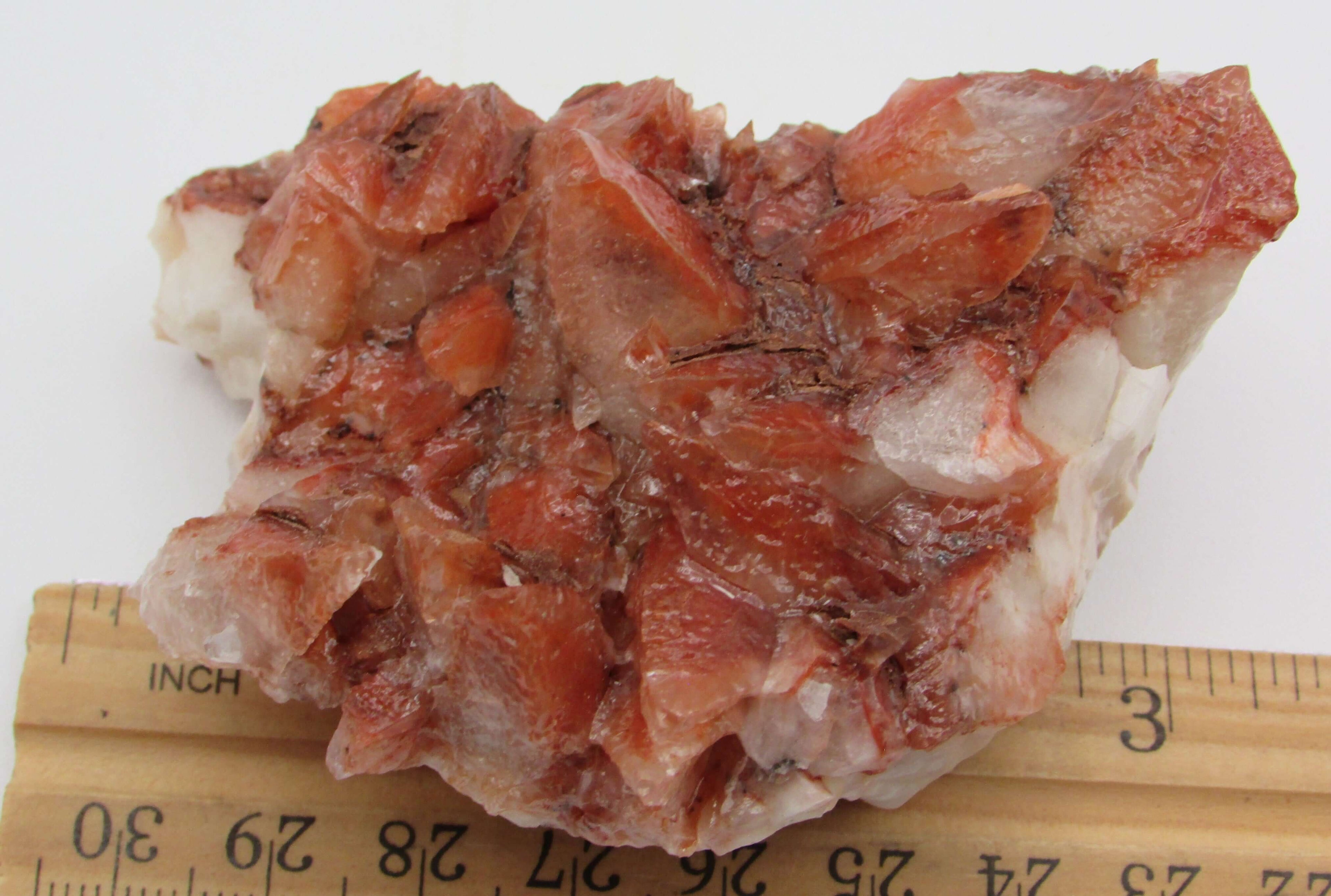 Red Dogtooth Calcite Cluster – Ascension, Mental Clarity & Manifestation Fire | Protective Root–Crown Power Stone