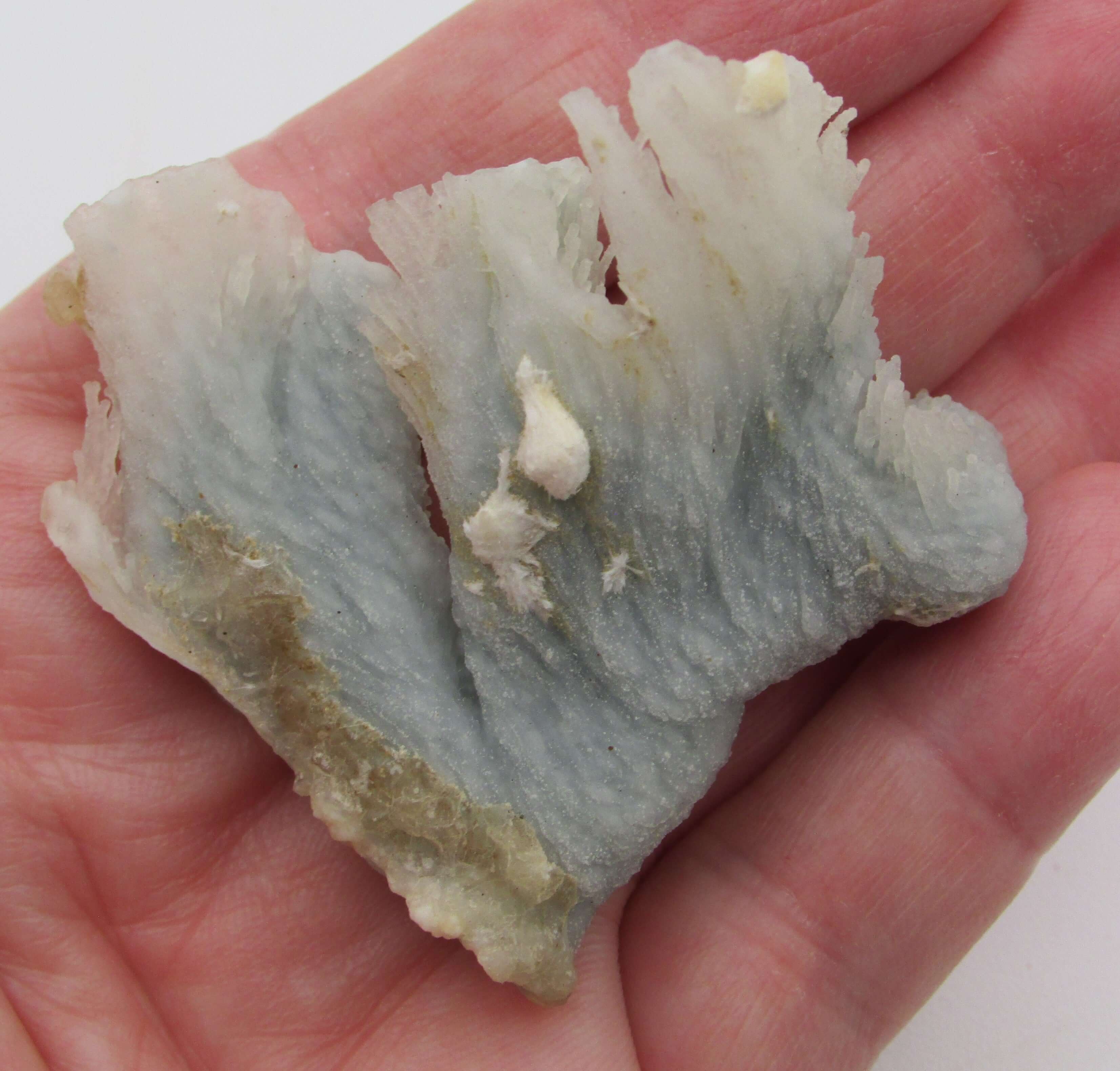 Windswept Blue Chalcedony – Telepathic Activation, Past Life Healing & Divine Order | Collector’s High-Vibe Stone