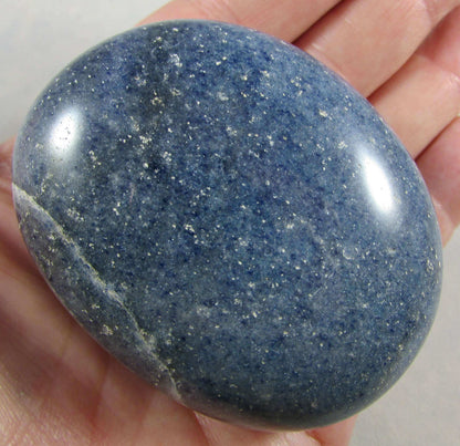 blue denim stone, Dumortierite, denim lapis palmstone