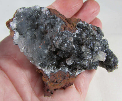 black calcite, fluorite crystal clusters, raw mexico crystal