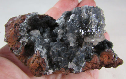 Black Calcite Fluorite Limonite Matrix - Stone of Remembrance and Flow