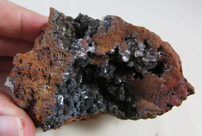 Black Calcite Fluorite Limonite Matrix - Stone of Remembrance and Flow