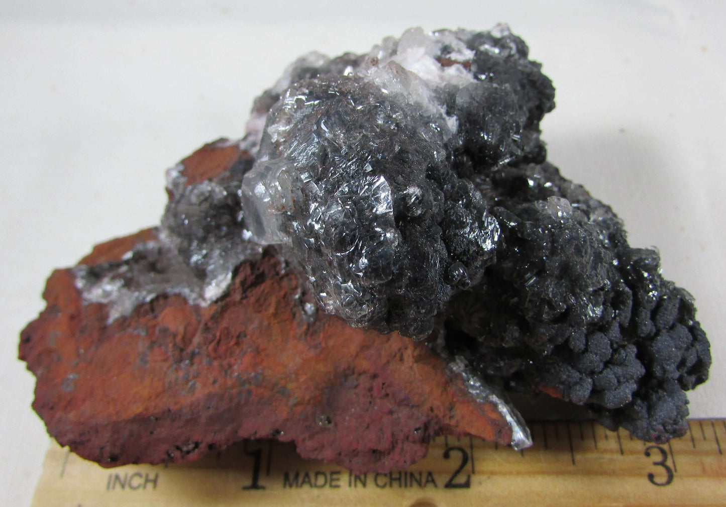 Black Calcite Fluorite Limonite Matrix - Stone of Remembrance and Flow