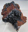 Black Calcite, Fluorite & Limonite Matrix – Remembrance, Flow & Psychic Protection | Grounded Intuitive Mastery Stone