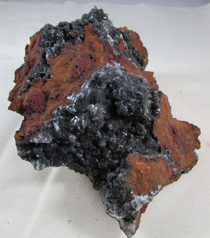 Black Calcite Fluorite Limonite Matrix - Stone of Remembrance and Flow