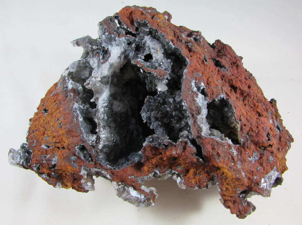 black calcite, fluorite crystal clusters, raw mexico crystal
