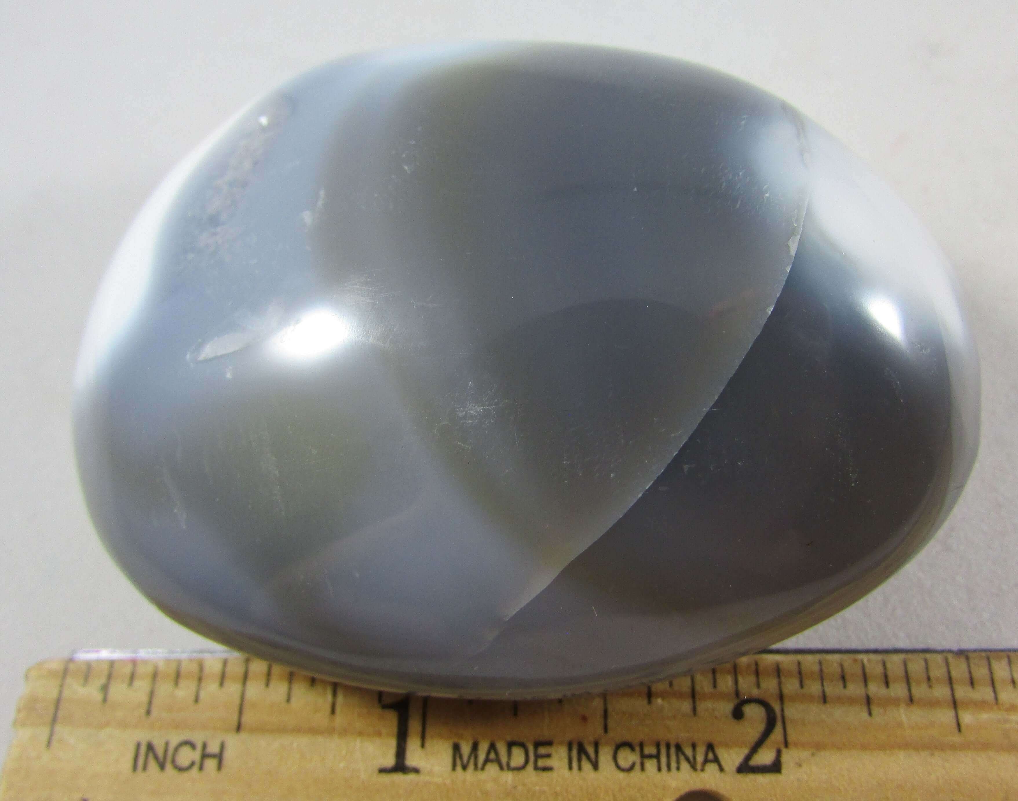 orca agate, polished crystal palmstone, madagascar crystals