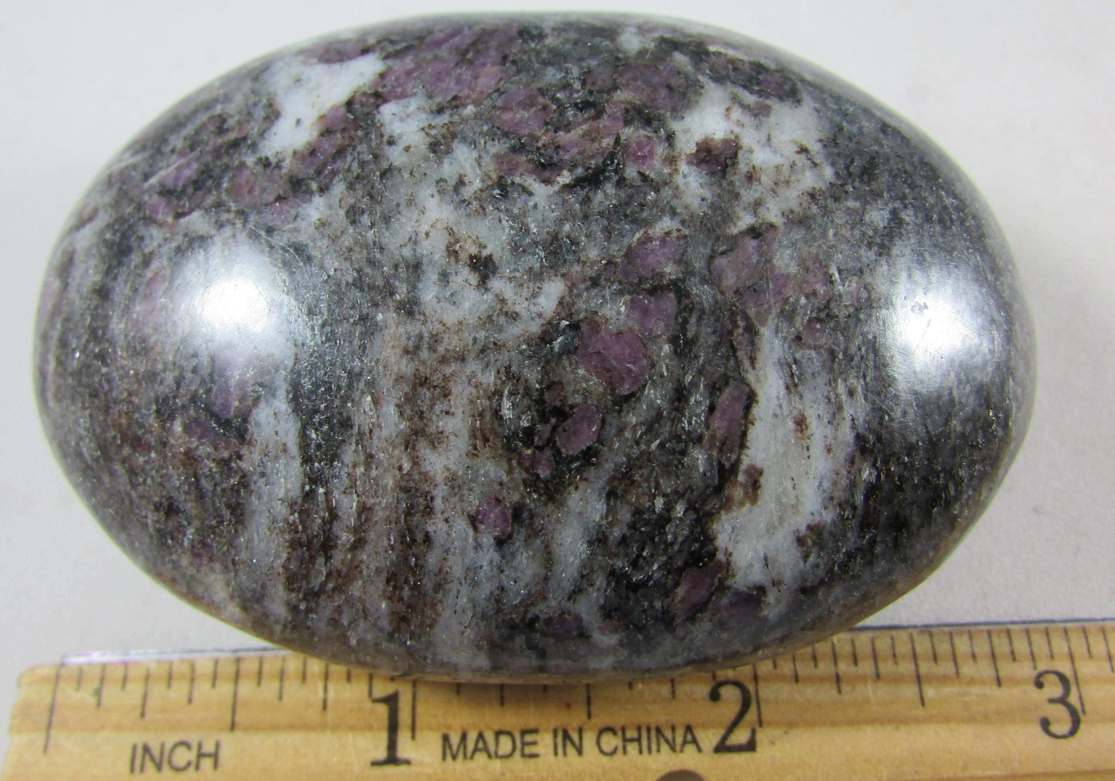 natural ruby spinel crystal palmstone, afganistan
