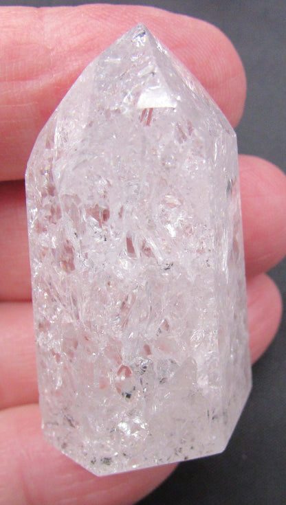 Fire and Ice Crackle Quartz - Stone for Lightworkers