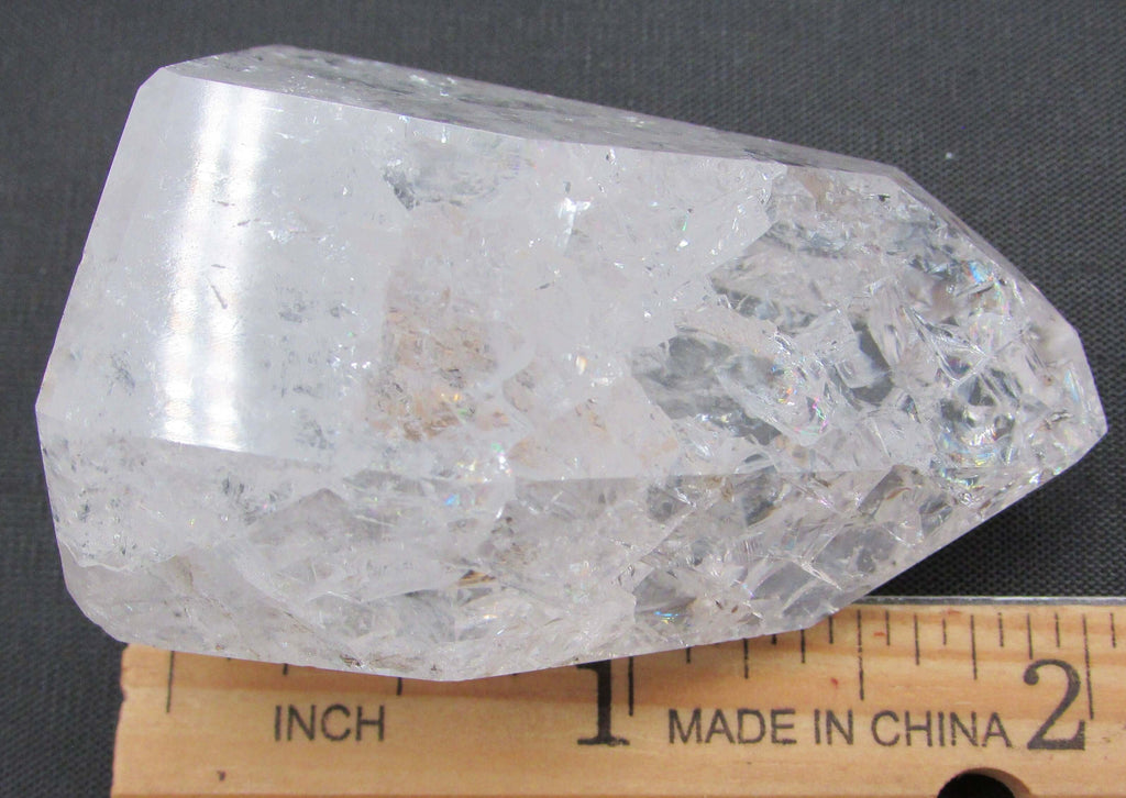 Fire and Ice Quartz Generator (Brazil) – Stone for Lightworkers, Joy & Spiritual Rebirth