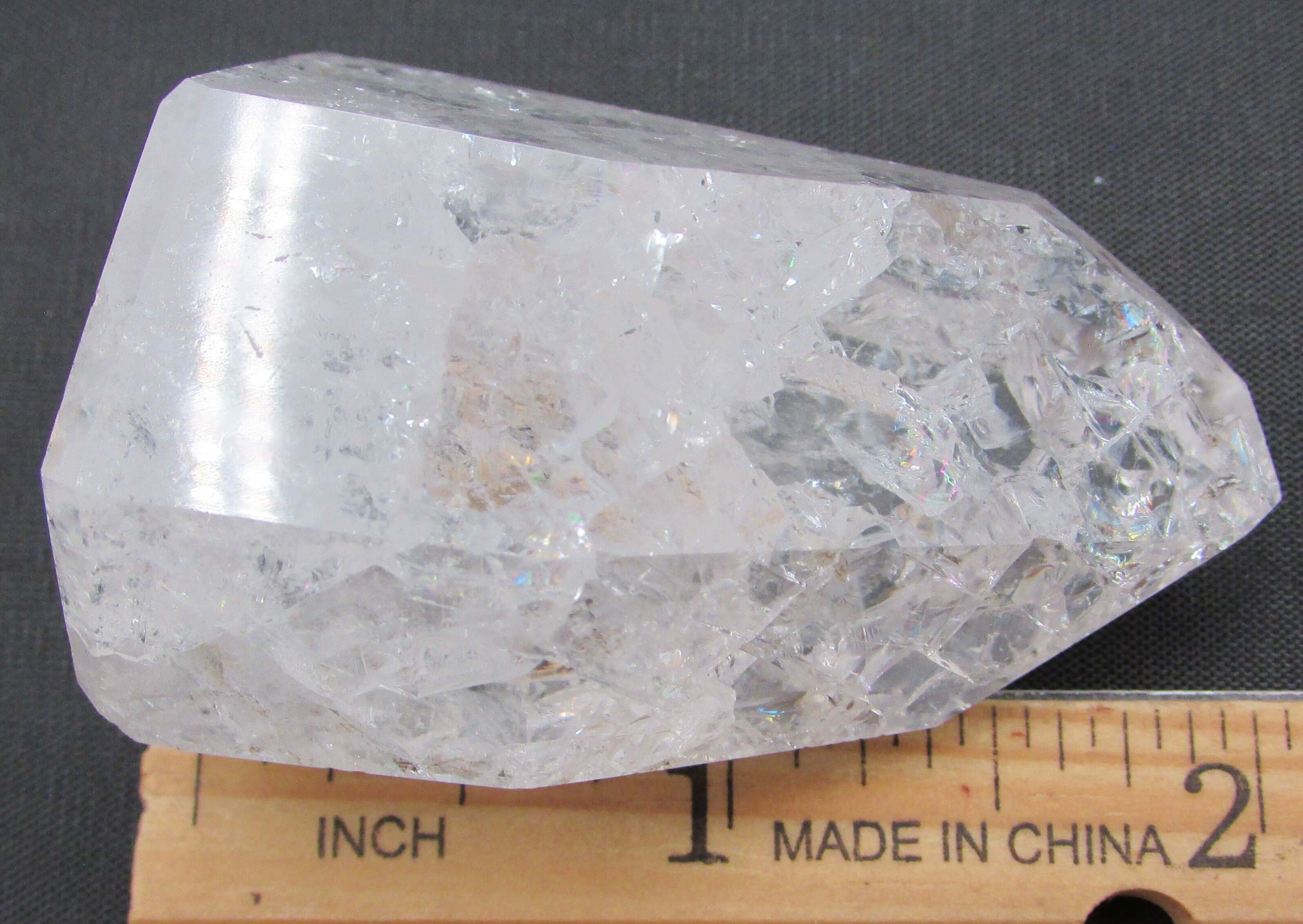 Fire and Ice Quartz Generator (Brazil) – Stone for Lightworkers, Joy & Spiritual Rebirth