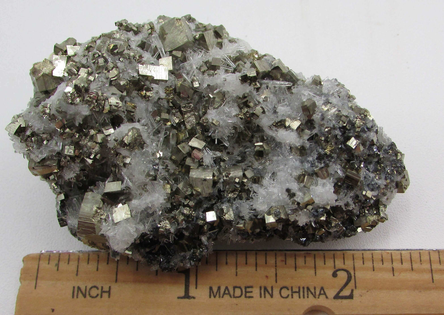 Sphalerite Pyrite Quartz Crystal Cluster (PM102)
