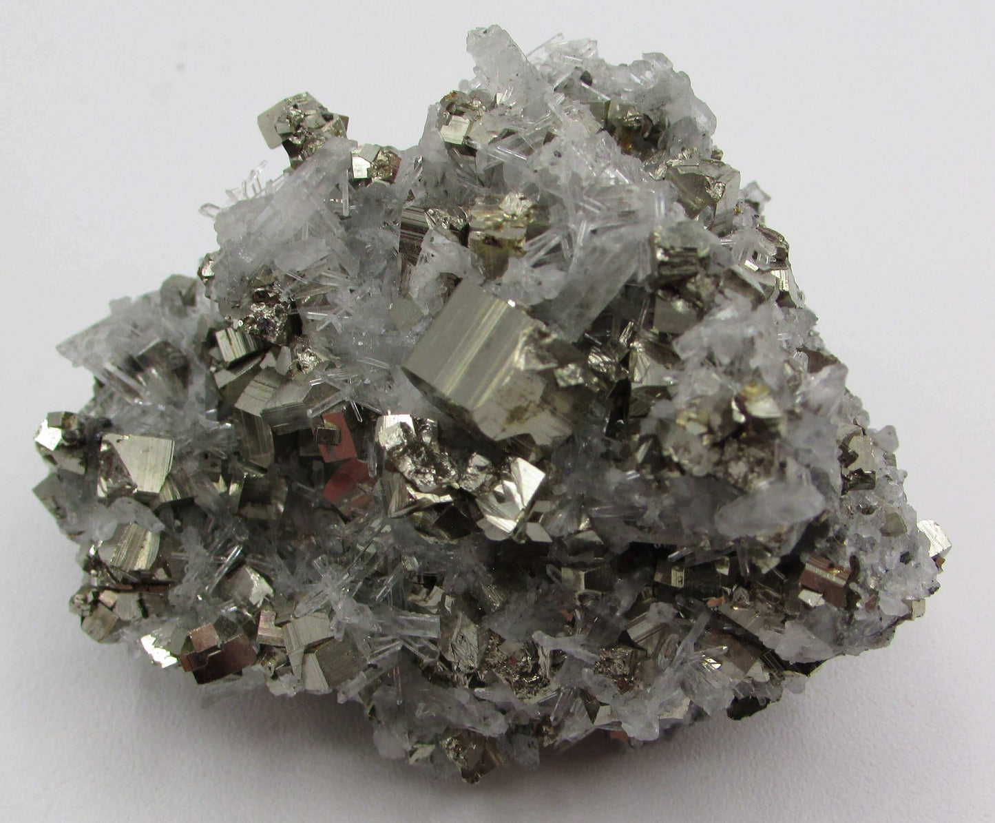 Sphalerite Pyrite Quartz Crystal Cluster (PM119)