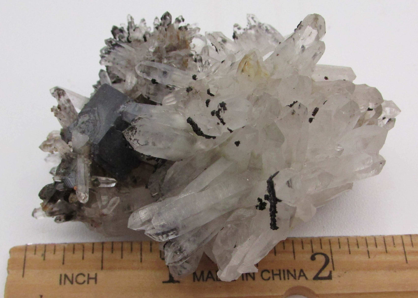 Sphalerite Quartz Crystal Cluster (PM136)