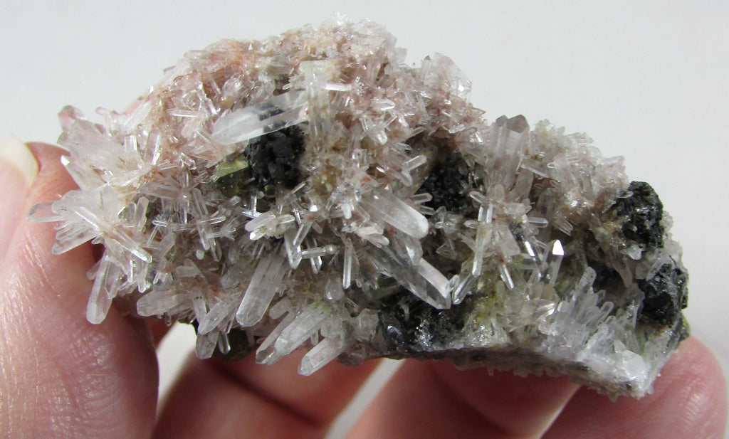 Sphalerite Quartz Cluster Matrix – Intuitive Guidance, Psychic Protection, Manifestation [PM109]