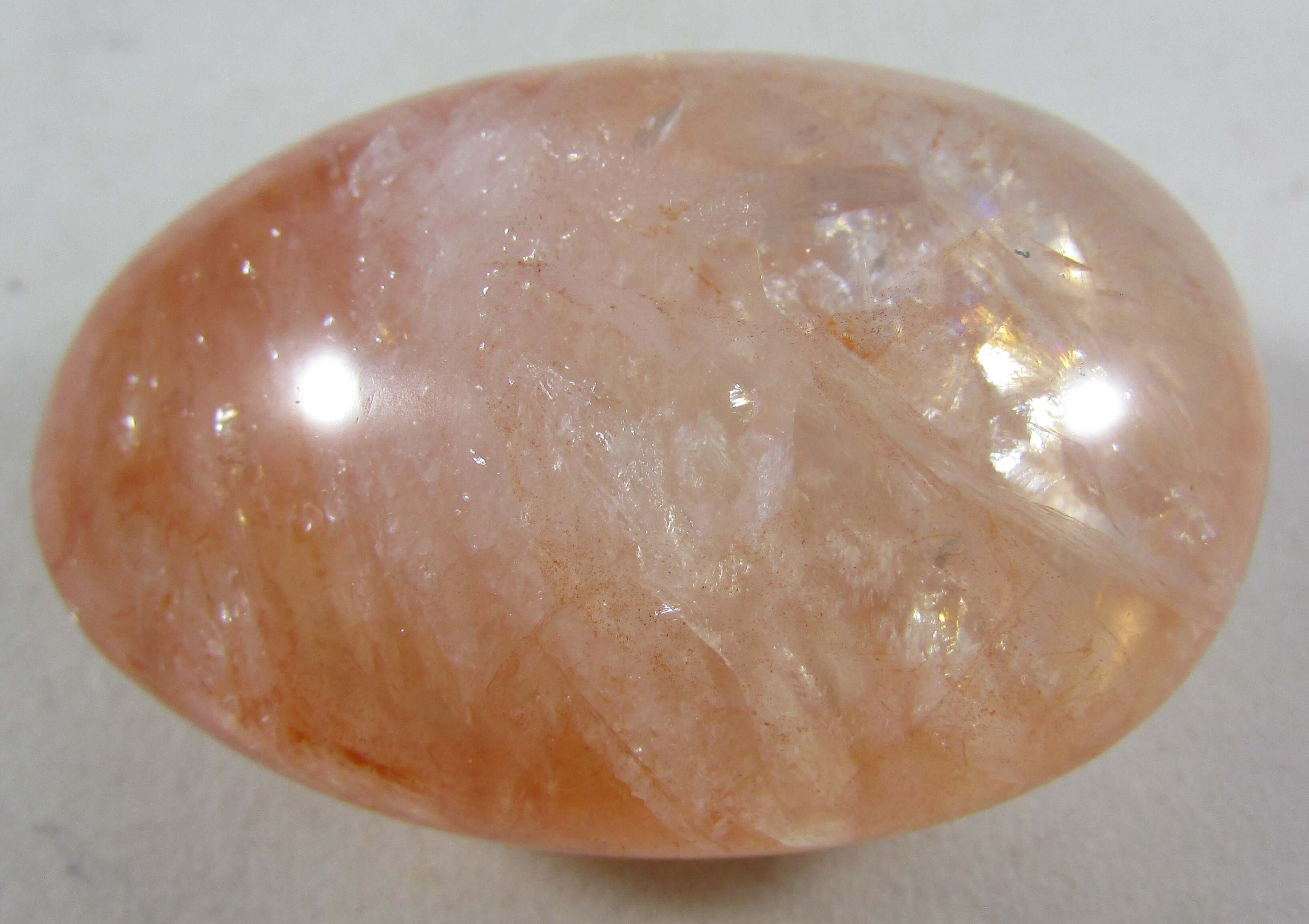 Red Hematoid Quartz Palmstone – Body Mind Spirit Balance, Manifestation, Energy Shield [RED11]