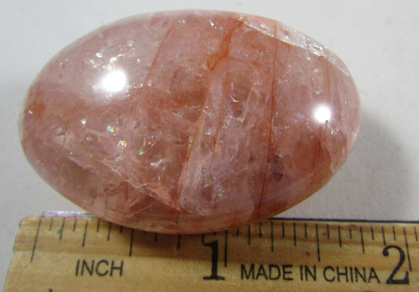 Red Hematoid Crystal Palmstone (RED12)