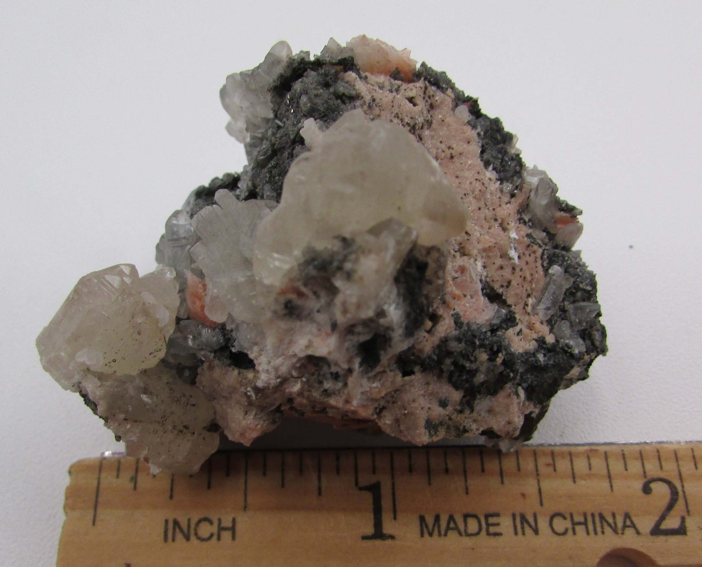 Cerussite Galena Barite Cluster - Natural Spiritual Crystal