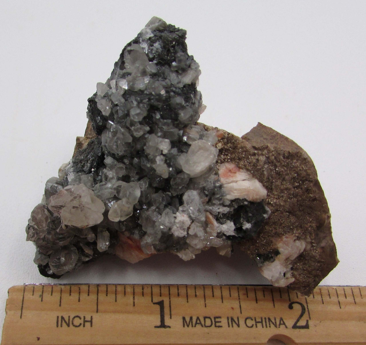 Cerussite Galena Barite Cluster - Natural Spiritual Crystal