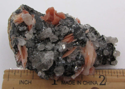 Cerussite Galena Barite Cluster - Natural Spiritual Crystal