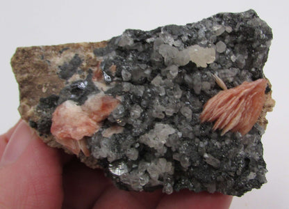 Cerussite Galena Barite Cluster - Natural Spiritual Crystal