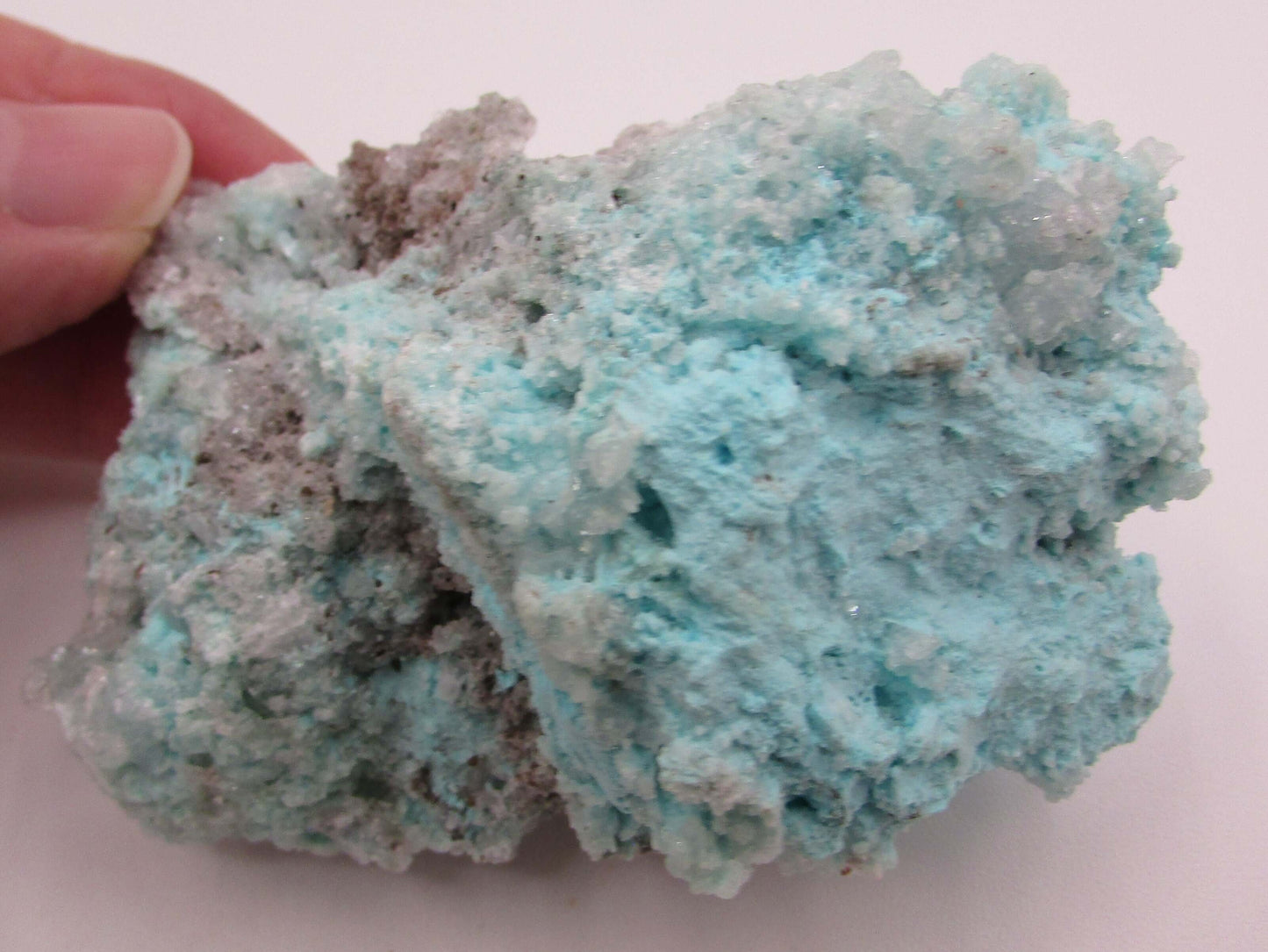 Aurichalcite Aragonite on Copper - Stone of Personal Freedom