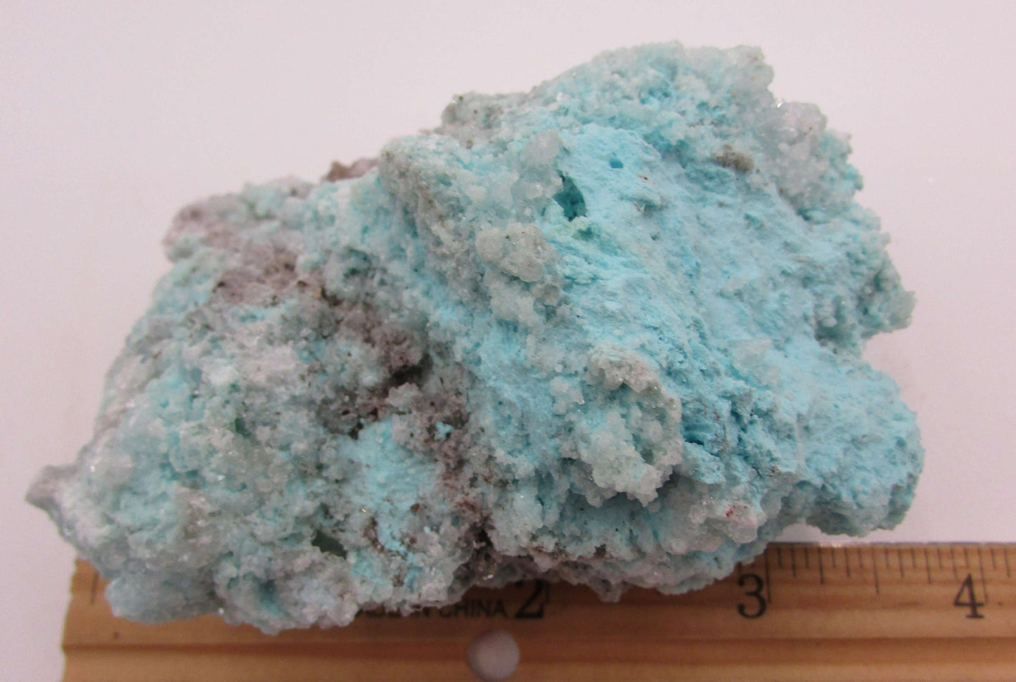 Aurichalcite Aragonite on Copper - Stone of Personal Freedom