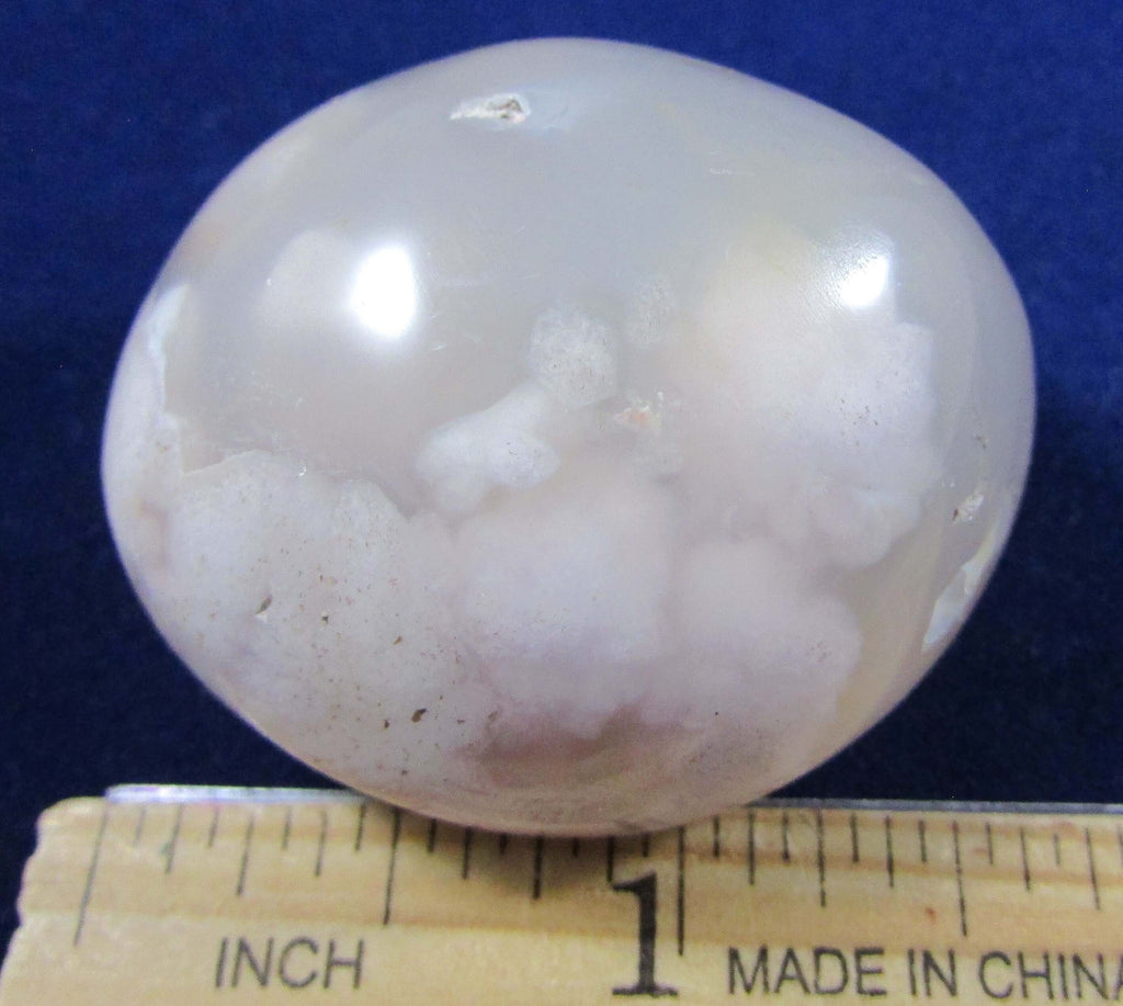 Flower Agate Palmstone – Self Growth, Manifestation & Business Intuition | Divine Feminine Success Stone