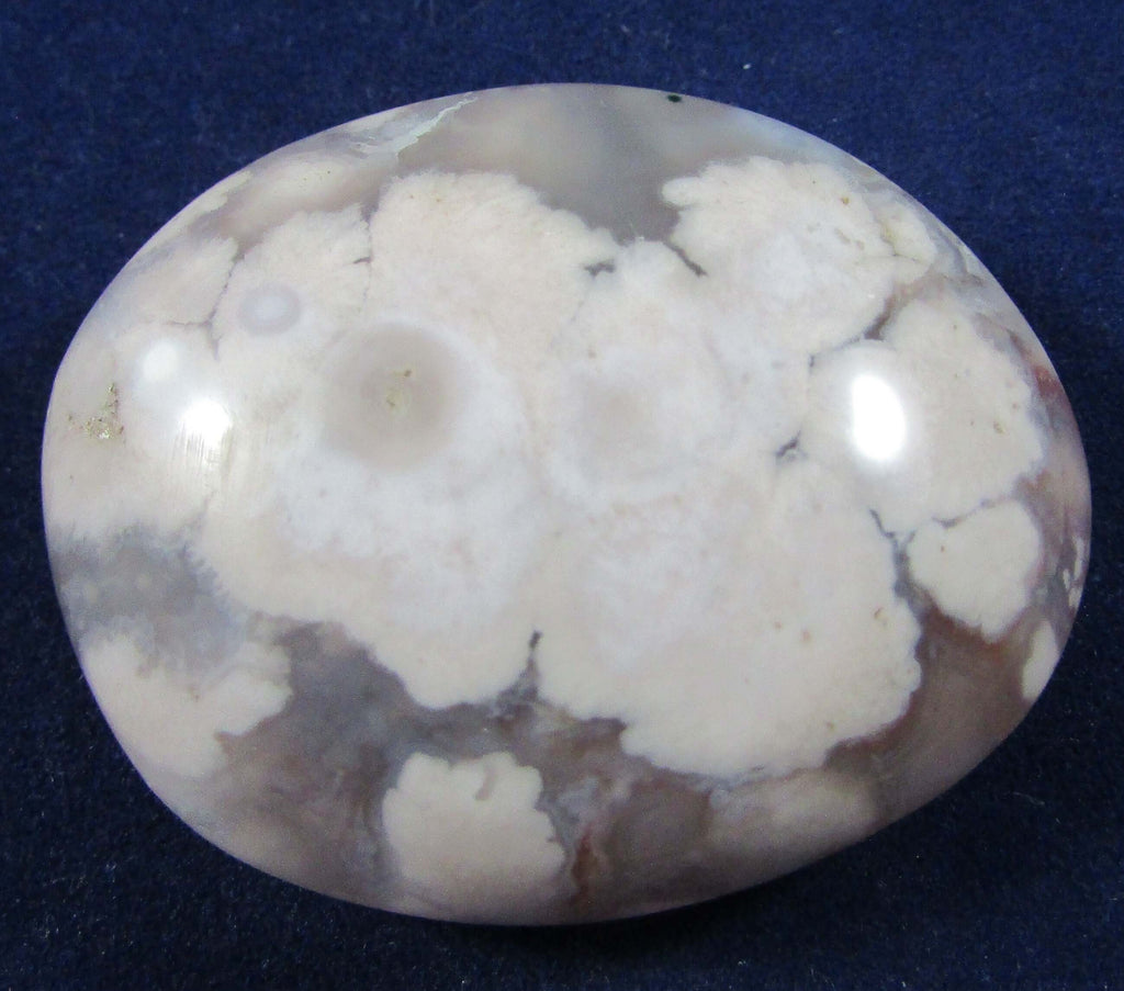 Flower Agate Palmstone – Self Growth, Manifestation & Business Intuition | Divine Feminine Success Stone