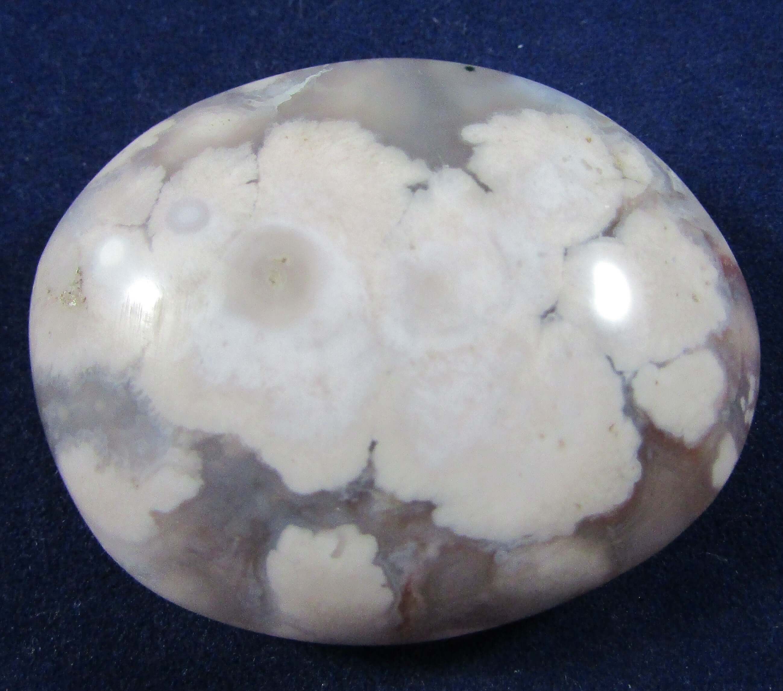 Flower Agate Palmstone – Self Growth, Manifestation & Business Intuition | Divine Feminine Success Stone