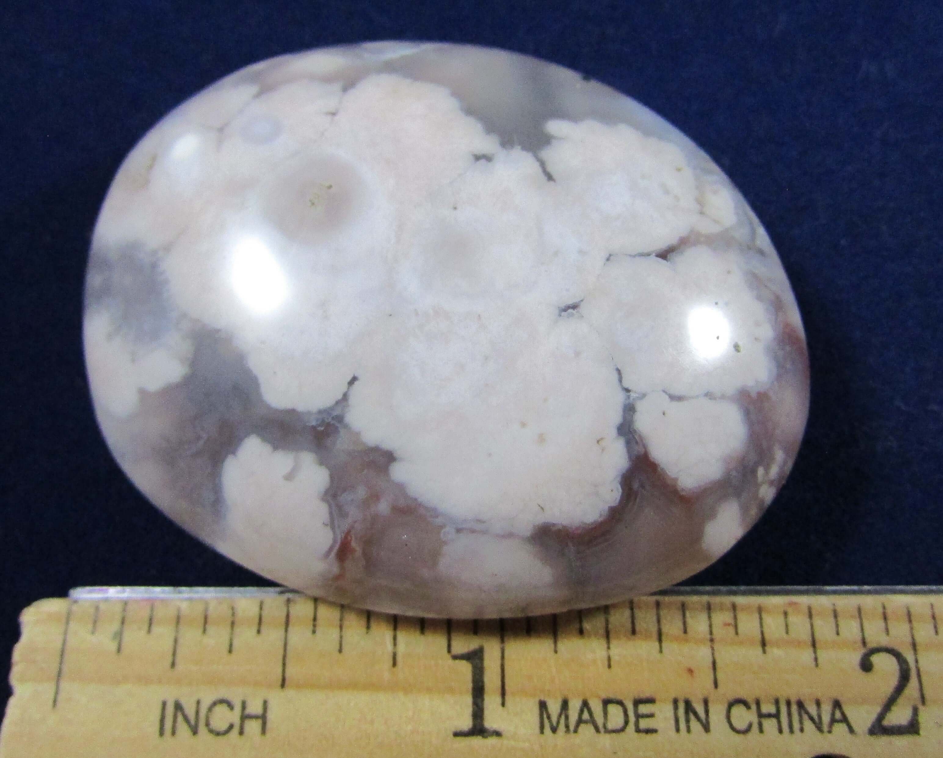 Flower Agate Palmstone – Self Growth, Manifestation & Business Intuition | Divine Feminine Success Stone