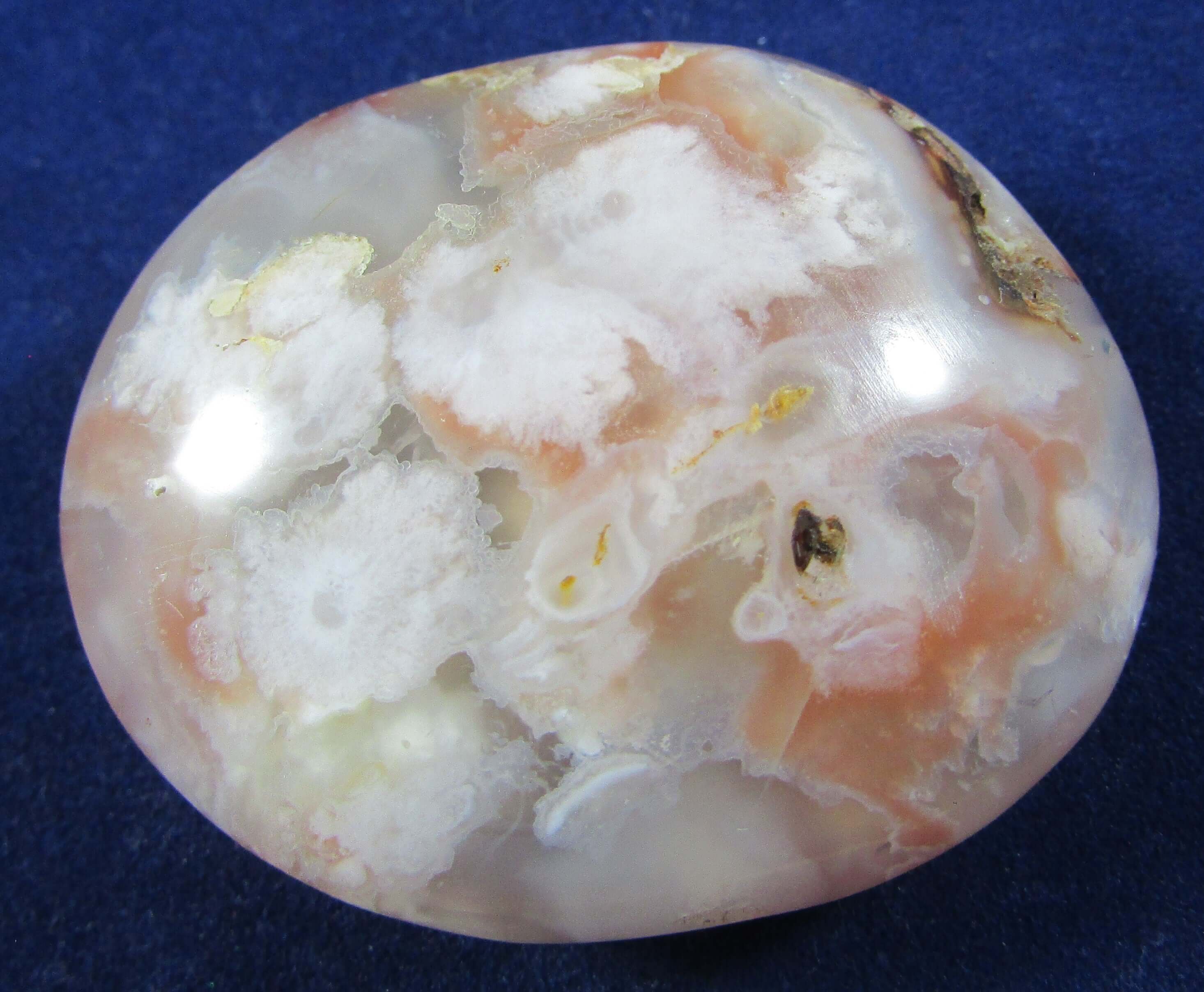 Flower Agate Palmstone – Self Growth, Manifestation & Business Intuition | Divine Feminine Success Stone