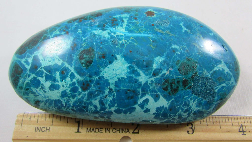 Chrysocolla Palmstone (Peru) – Goddess Energy, Emotional Healing & Heartfelt Communication